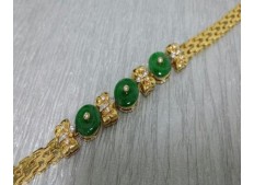 Diamond Jade Bracelet